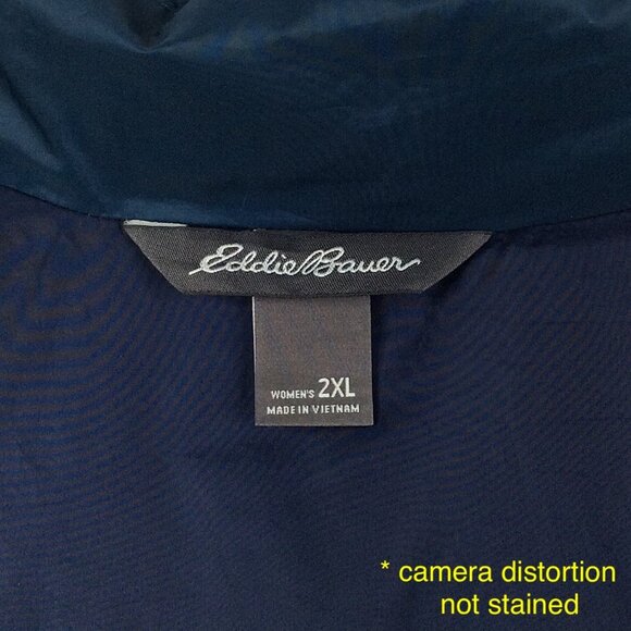 Eddie Bauer Microlight 650 Down Puffer Jacket Womens Size 2XL Teal Packable - Picture 10 of 10